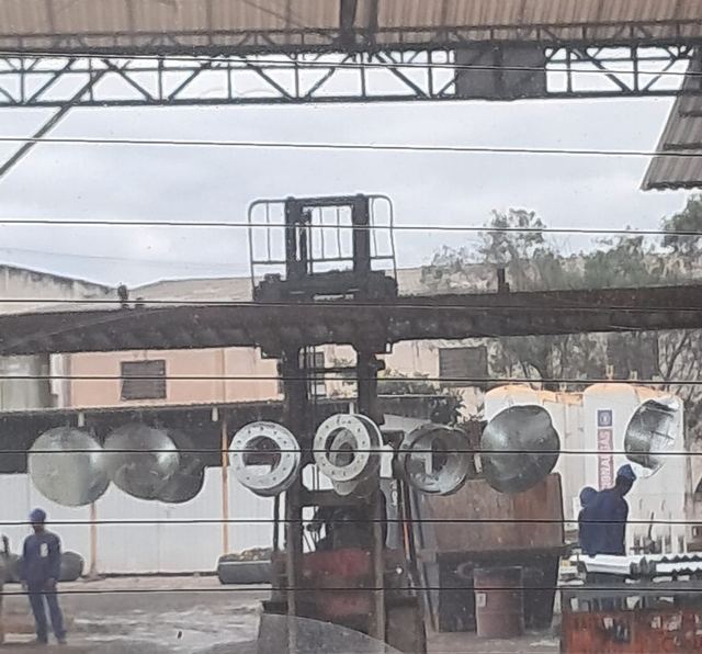 Peças galvanizadas